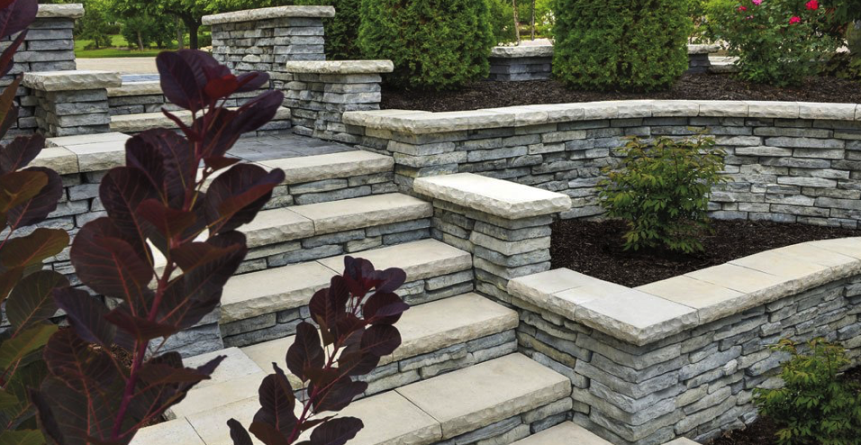 Terraced Retaining Walls Designs NY, NJ, CT, PA