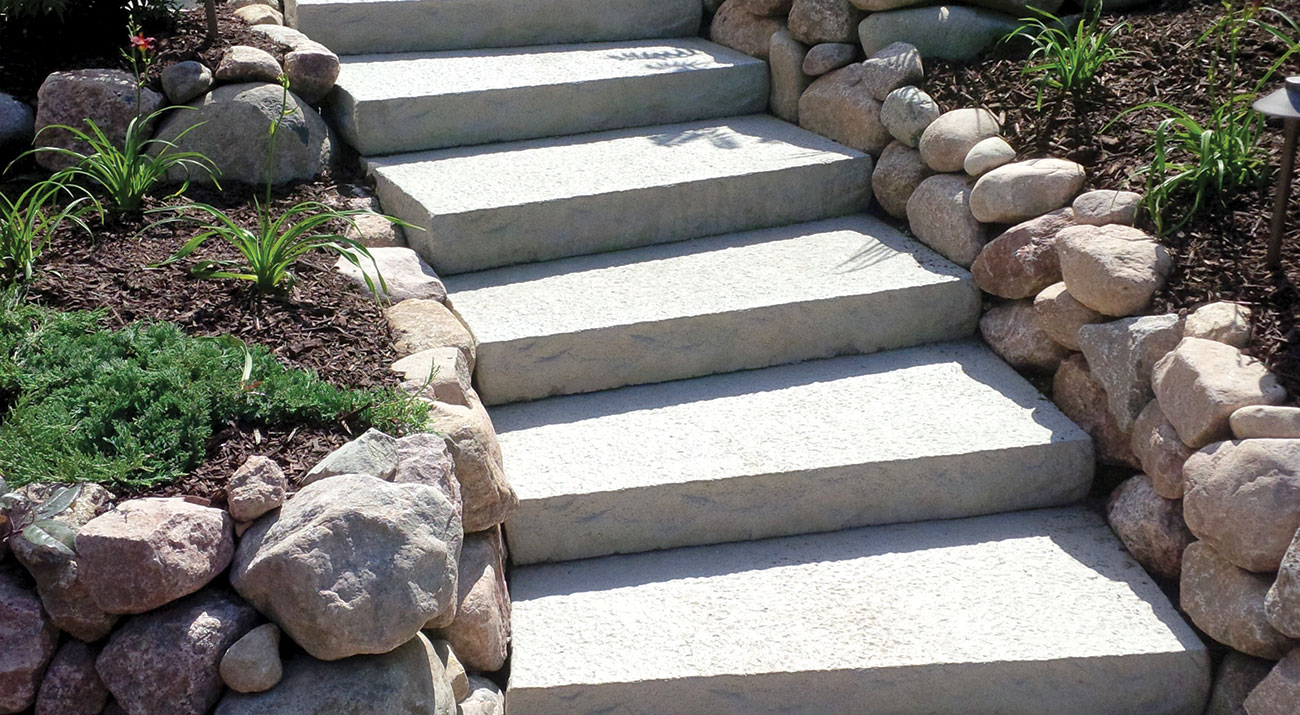 Ledgestone Steps Walls Buff 4645